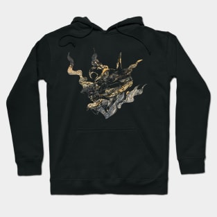 Golden Oni Mask Hoodie